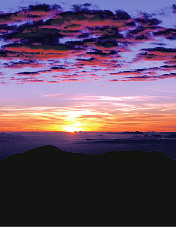 Sunset at Haleakala